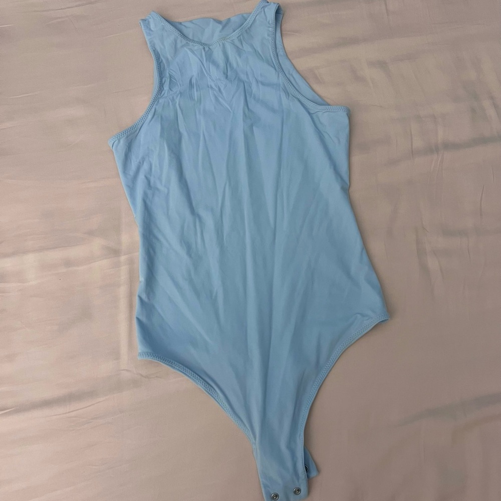 SKIMS Sky Blue Women Bodysuit
